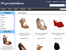 Tablet Screenshot of mzprojektbau.de